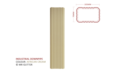 Mr Gutter Vaal mrgutter-colour-industrial-downpipe-african-cream-400x284 Industrial Downpipe  